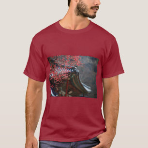 Red Plum & Pink Bloom Vibe T-shirt