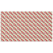 Red Poinsettia Holiday Tafelkleed (Voorkant (Horizontaal))