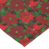 Red Poinsettia kerst Tafelkleed (Gekanteld)