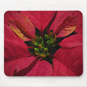 Red Poinsettia Muismat