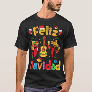Red Poinsettia - Vrolijk kerstfeest - Happy Xm T-shirt
