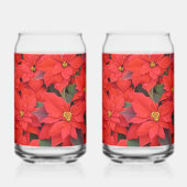 Red Poinsettias I Christmas Holiday Floral Photo (Gauche)