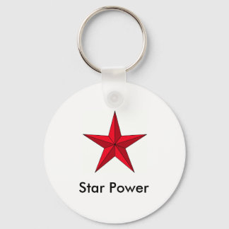 Red-pointy-star[1], Star Power Sleutelhanger