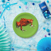 Red Poison Dart Frog Papieren Bordje (Feest)