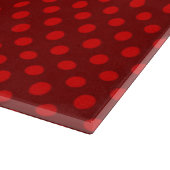 Red Polka Dot Cutting Board Snijplank (Hoek)