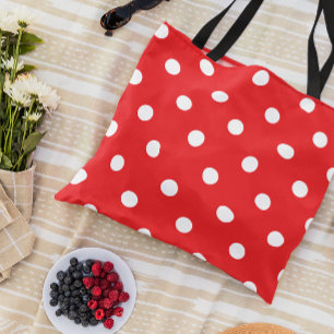 Red Polka Dot Draagtas