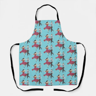 Red Polka Dot Dress Swing Dance Schort