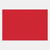 Red Polka Dot en Striped en Solid Inpakpapier Vel (Voorkant 3)