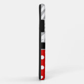 Red Polka Dot Faded Zebra Imprimer iPhone 5 Coque (Dos/Droite)