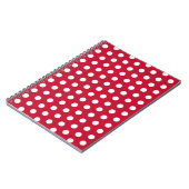 Red Polka Dot Kitchen Recette Carnet cadeau (Côté gauche)