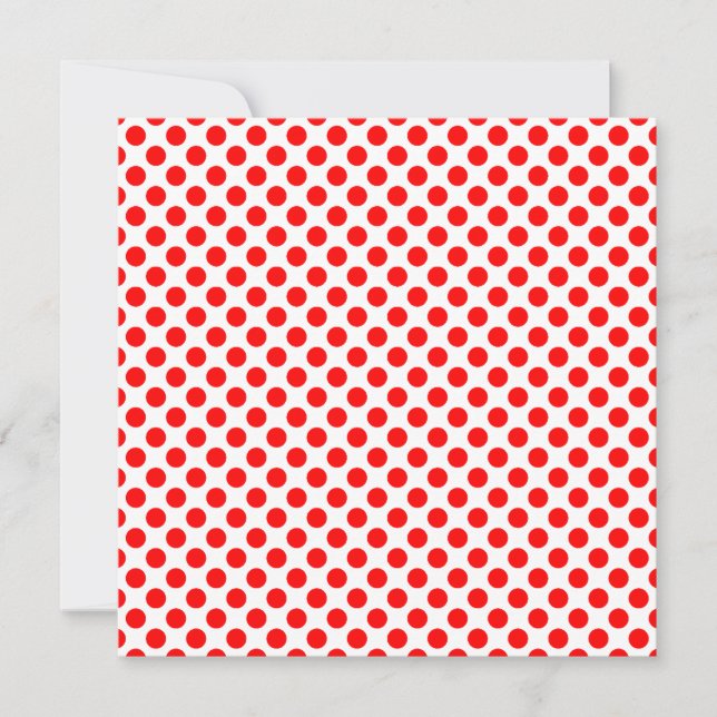 Red Polka Dot Pattern (Voorkant)
