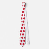 Red Polka Dot Stropdas (Voorkant)