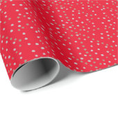 Red Polka Dots Cadeaupapier (Rol Hoek)