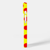 Red Polka Dots Case-Mate iPhone Case (Achterkant / Links)