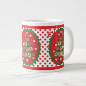 Red Polka Dots Mug (Devant droit)