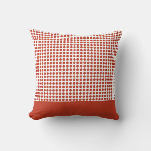 Red Polka Dots Pattern Kussen