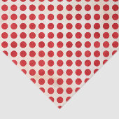 Red Polka Dots Pattern Tissuepapier (Detail)