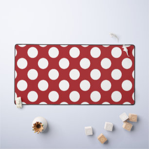 Red Polka Dots, Polka Dot Pattern, Stippen, gedopt Bureaumat
