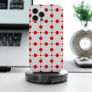 Red Polka Dots, Polka Dot Pattern, Stippen, gedopt iPhone 15 Pro Max Hoesje