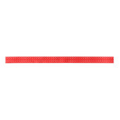 Red Polka Dots Ribbon Lint (Voorkant)