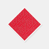 Red Polka Dots Servet (Hoek)