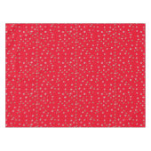 Red Polka Dots Tafelkleed (Voorkant (Horizontaal))