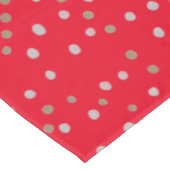Red Polka Dots Tafelkleed (Gekanteld)