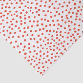Red Polka Dots Tissue Paper Tissuepapier (Detail)