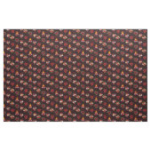 Red Polka Dotted Mom Tattoo Stof (Yard (91,4 cm))