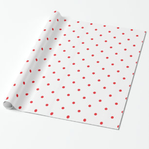 Red Polkadots Small Cadeaupapier