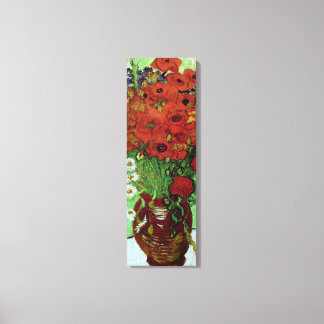 Red Poppies & Daisies (F280) Van Gogh Fine Art Canvas Afdruk