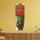 Red Poppies & Daisies (F280) Van Gogh Fine Art Canvas Afdruk (Insitu (Woonkamer))