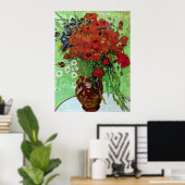Red Poppies & Daisies (F280) Van Gogh Fine Art Poster (Thuiskantoor)