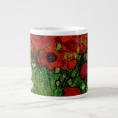 Red Poppies & Daisies Van Gogh Fine Art Jumbo Beker (Voorkant)