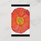 Red Poppies Élégant Carte de visite (Dos)