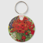 Red Poppies en Daisies door Vincent van Gogh Sleutelhanger (Voorkant)
