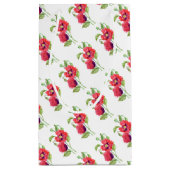 Red Poppies Floral Art Klein Cadeauzakje (Achterkant)