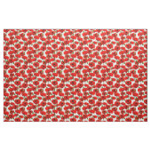 Red Poppies Floral Pattern Stof (Fat Quarter)