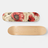 Red Poppies geïnspireerd op naam skateboard (Horizontaal)
