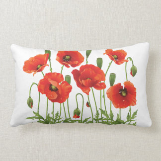 Red Poppies Pillow Oekraïens ontwerp Kussen