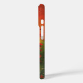 Red Poppies Spring Breeze iPhone 16 Coque (Verso / Gauche)