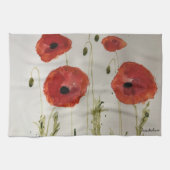 Red Poppies Tea Towel Theedoek (Horizontaal)