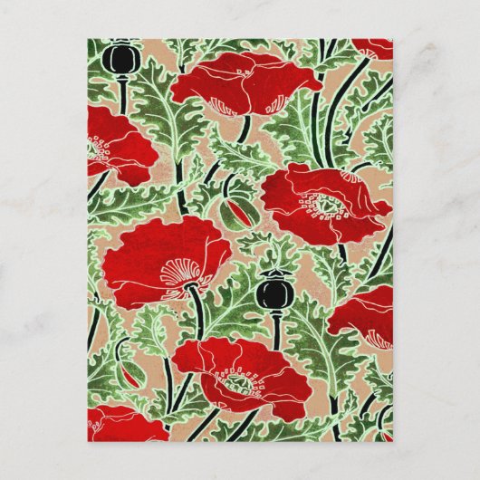 Red Poppy Briefkaart (Voorkant)