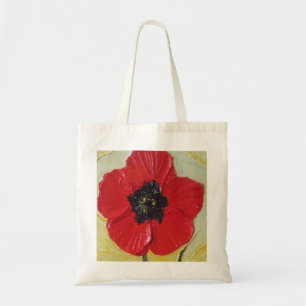 Red Poppy Canvas tas