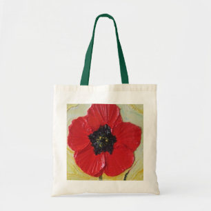 Red Poppy Canvas tas