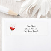 Red Poppy Etiket (Insitu)