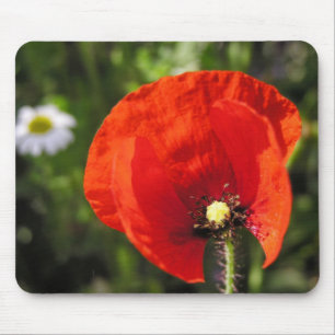 Red Poppy Flower Mousepad Muismat