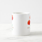 Red Poppy Flowers gepersonaliseerd Magische Mok (Center)