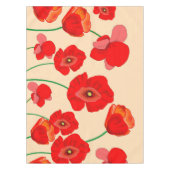 Red Poppy Flowers Tafelkleed (Voorkant)