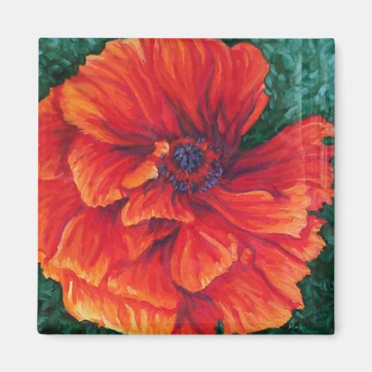 Red Poppy Magneet (Voorkant)